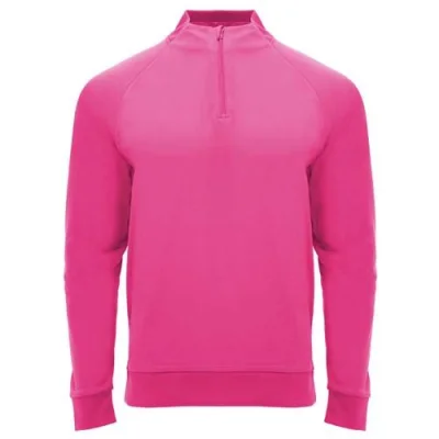 Sweatshirt de 200 g/m² Epiro à manches longues unisexe avec fermeture demi-zip