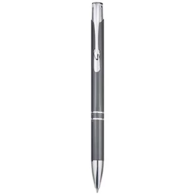 Stylo bille en aluminium recyclé Moneta (encre bleue)