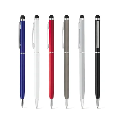 Zoe – Stylo en aluminium avec mécanisme twist et embout tactile