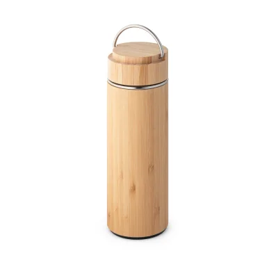 Sow – Thermos 440mL en bambou et acier inox
