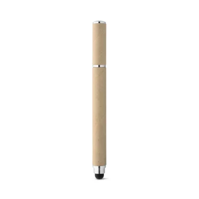 Papyrus – Stylo bille en papier kraft et ABS avec pointe tactile