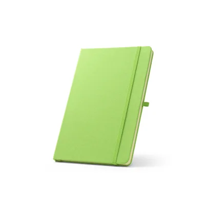 Anne – Cahier A5 en polyester recyclé (100% rPET) avec pages lignées