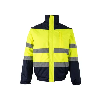 VL Jupiter – Veste rembourrée bicolore (180g/m²) en polyester (100%), avec fintion PU
