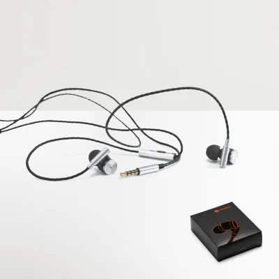 Vibration – Ecouteurs avec micro en metal et ABS