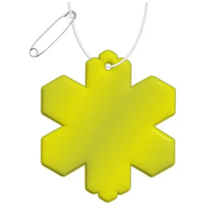 Attache réfléchissante RFX™ en TPU en forme de flocon de neige