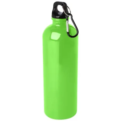 Bouteille d'eau Oregon de 750 ml simple paroi en acier recyclé certifié RCS avec mousqueton