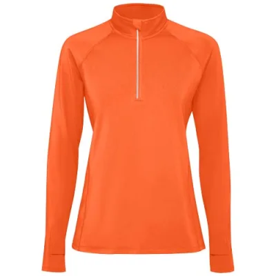 Sweatshirt de 200 g/m² Estambul à manches longues et demi-zip pour femme