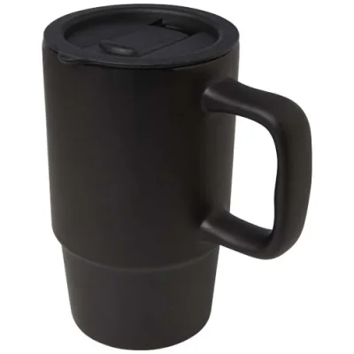 Mug Carter en céramique de 450 ml avec couvercle en plastique