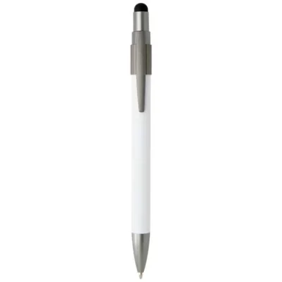 Stylo bille recyclé RCS avec stylet et toupie antistress (encre bleue) Rill