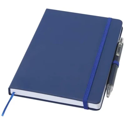 Ensemble comprenant un cahier en papier recyclé Spectrum A5 et un stylo à bille