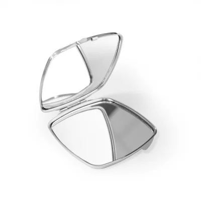Shimmer – Double miroir de sac à main en métal