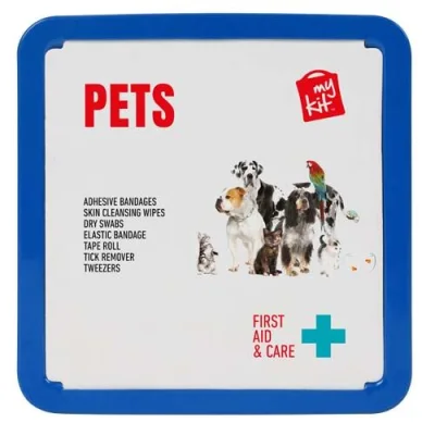 Kit de premiers secours en métal pour animaux de compagnie MyKit