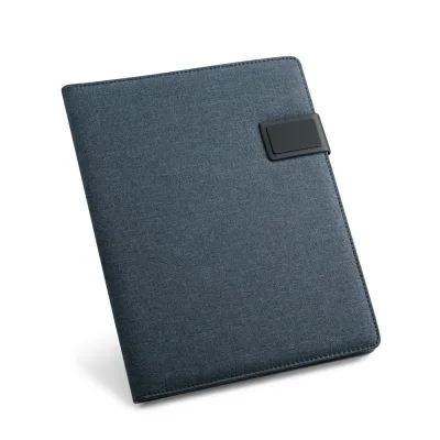 Riordan – Porte-documents A4 A4 en simili lin et PU avec bloc de pages lignées