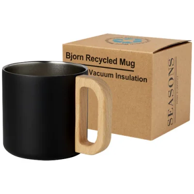 Tasse Bjorn de 360 ml en acier inoxydable recyclé certifiée RCS avec isolation sous vide et couche de cuivre