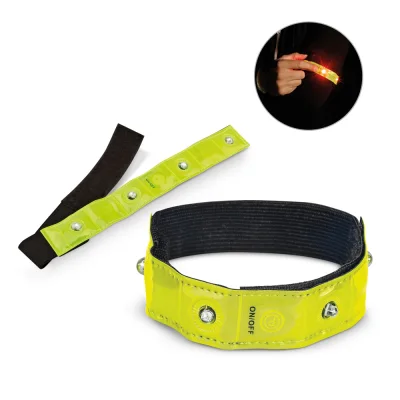 Visible – Brassard réfléchissant avec 4 LED rouges