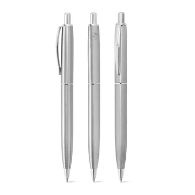 Dooli – Stylo à bille en acier inoxydable (53 % recyclé), avec corps brillant