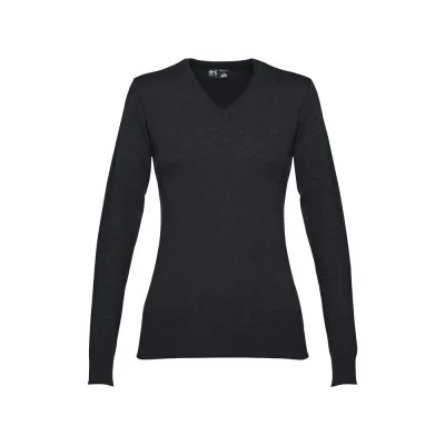 THC Milan Women – Pull à col V pour femmes en coton et polyamide