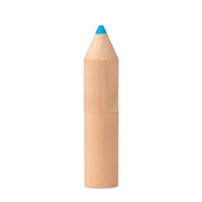 Petit Coloret – 6 crayons dans un étui en bois