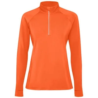 Sweatshirt de 200 g/m² Estambul à manches longues et demi-zip pour femme