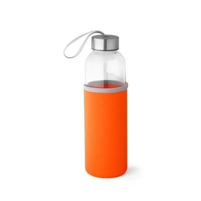 Raise – Bouteille de sport en verre et acier inoxydable 520 mL