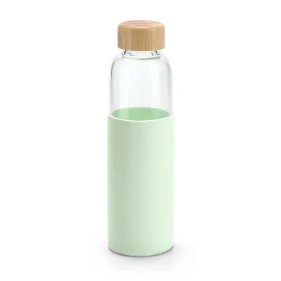 Dakar – Bouteille 600mL en bambou et verre borosilicate