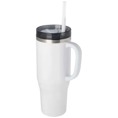 Mug isotherme Melbourne 1200 ml certifié RCS avec paille