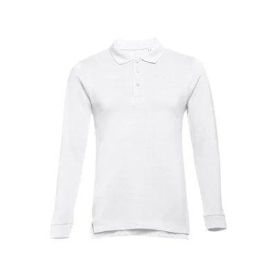 THC Bern WH – Polo en coton à manches longues pour hommes