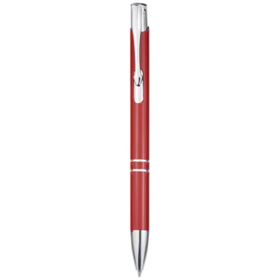 Stylo bille rétractable en aluminium Moneta (encre bleue)