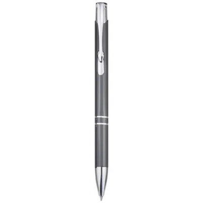 Stylo bille en aluminium recyclé Moneta (encre bleue)