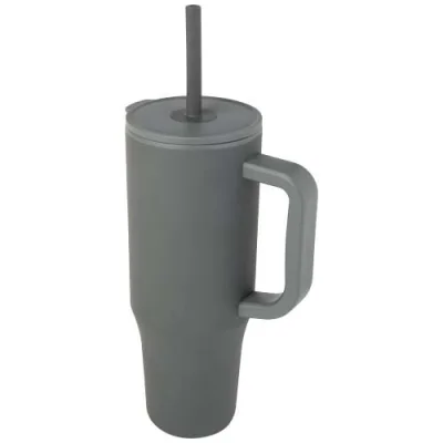 Gobelet isotherme Brady 900 ml certifié RCS avec paille en silicone