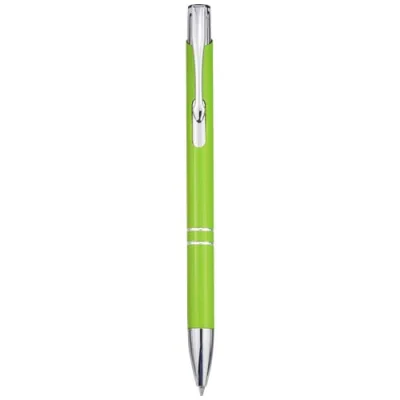 Stylo bille en aluminium recyclé Moneta (encre bleue)