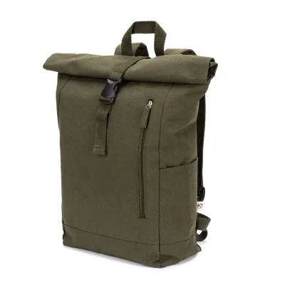 Saint – Sac à dos à enroulement en coton recyclé et polyester recyclé (380 g/m²)