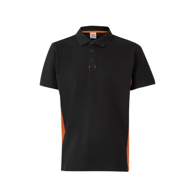 VL Supay – Polo piqué bicolore (180g/m²), manches courtes, en coton (60%) et polyester (40%)