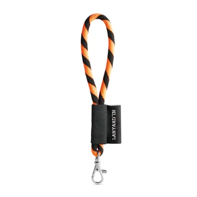 SET Lanyard TUBE Short (Ø 7 mm) avec mousqueton à doigt de 9 mm