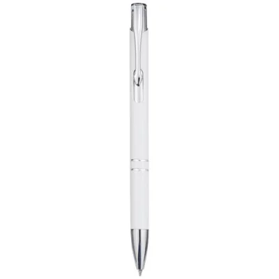 Stylo bille en aluminium recyclé Moneta (encre noire)