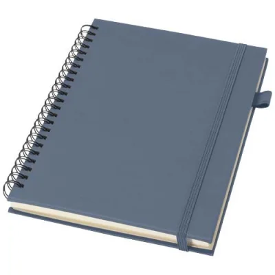 Cahier à spirales Liss A5 à couverture rigide en plastique recyclé