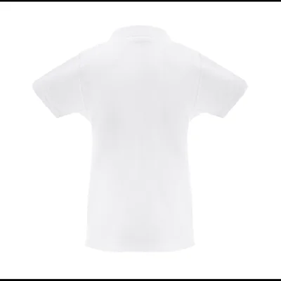 THC Monaco Women WH – Polo à manches courtes pour femmes en coton cardé