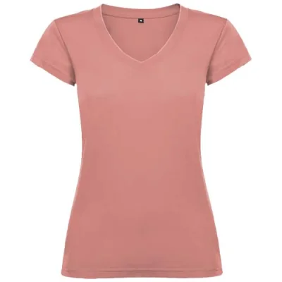 T-shirt de 155 g/m² Victoria à col en V et manches courtes pour femme