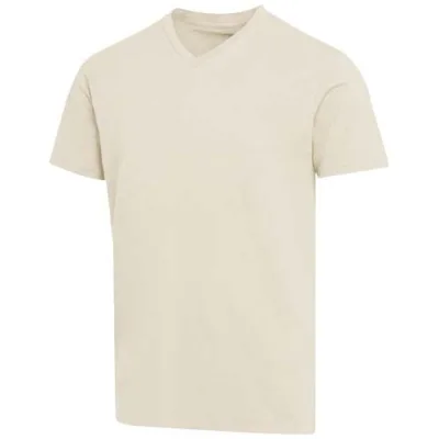 T-shirt unisexe en coton bio certifié OCS Balfour à manches courtes et col en V de 200 g/m²