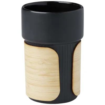Gobelet Fika de 340 ml avec couvercle en bambou