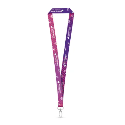 Manila – Lanière SET SUBLIMATION Long II (20 mm) avec mousqueton ovale de 20 mm