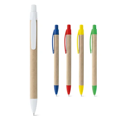 Remi – Stylo à bille fabriqué à partir de papier 100 % recyclé, avec clip