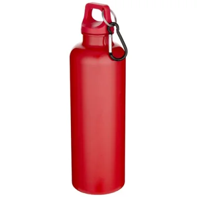 Bouteille d’eau Oregon de 750 ml en plastique recyclé uni certifié RCS avec mousqueton