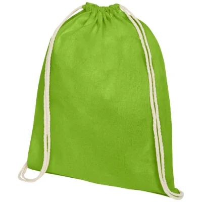 Sac à dos Oregon en coton de 140 g/m² avec cordon de serrage 5L