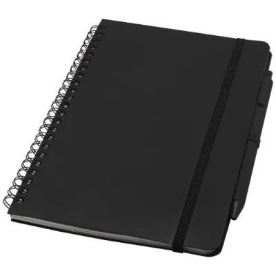 Carnet à couverture rigide d’origine océanique Thalaasa A5 avec stylo bille (encre noire)