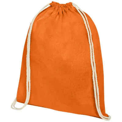 Sac à dos Oregon en coton de 140 g/m² avec cordon de serrage 5L