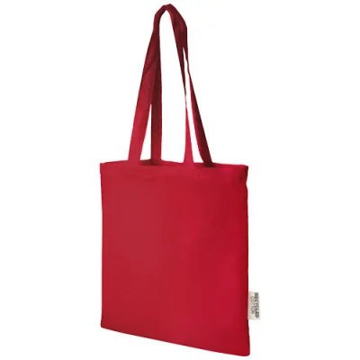 Sac shopping Madras en coton certifié GRS de 140 g/m2 de 7 L