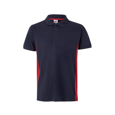 VL Supay – Polo piqué bicolore (180g/m²), manches courtes, en coton (60%) et polyester (40%)