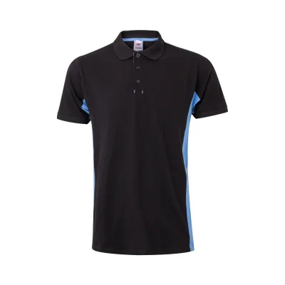 VL Supay – Polo piqué bicolore (180g/m²), manches courtes, en coton (60%) et polyester (40%)