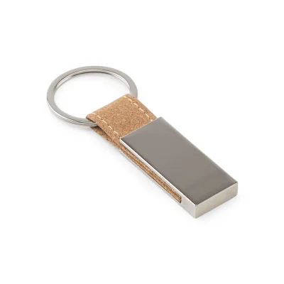 Gosling – Set composé d'un porte-cartes et d'un porte-clés, tous deux en métal et en liège